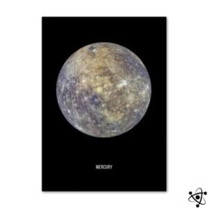 poster planete mercure ultra realiste pour decoration interieure 534 1