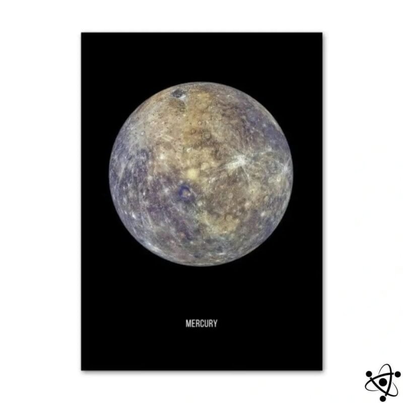 poster planete mercure ultra realiste pour decoration interieure 534 1