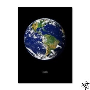 poster planete terre vue aerienne decorative 30cm x 40cm affiche 569 1