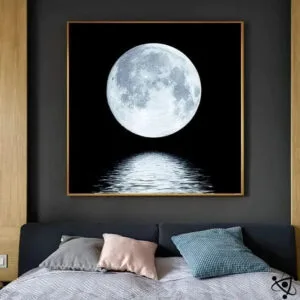 Poster Pleine Lune éblouissant pour Décoration Intérieure