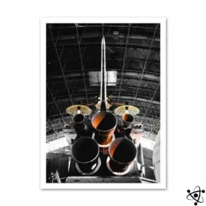Poster Réacteur Navette Spatiale Déco Science