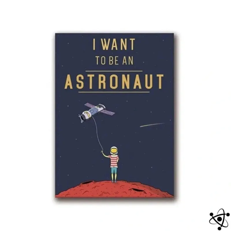 Poster Rêve D&rsquo;astronaute Inspirant pour Enfants