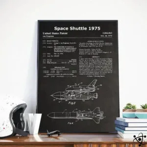 Poster Schéma Navette Spatiale Américaine