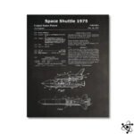 Poster Schéma Navette Spatiale Américaine - Affiche