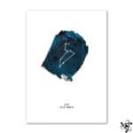 Poster Signes du Zodiaque | Constellations Déco Science