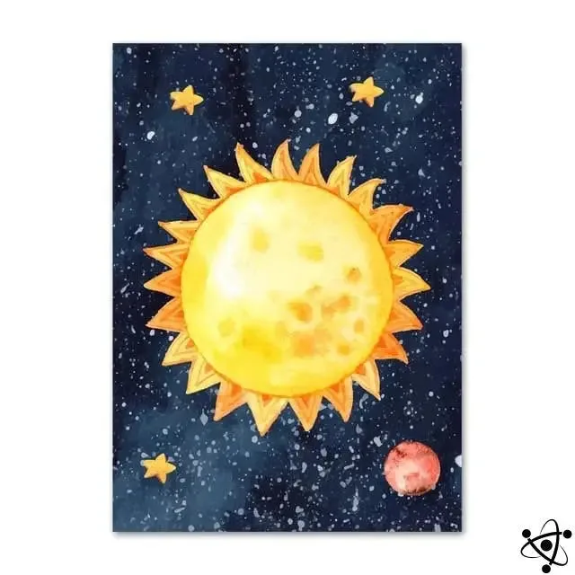 Poster Soleil Enfant pour la Décoration de Chambre