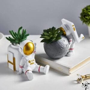 Pots de Plantes Grasses Astronautes Décoratifs - Vase