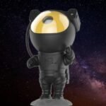 Projecteur Galaxie Astronaute Noir et Or