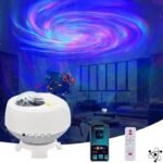 projecteur galaxie spirale avec musique et minuterie blanc 879 1
