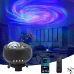 projecteur galaxie spirale avec musique et minuterie noir 400 1