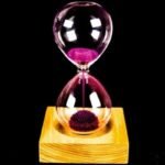 sablier magnetique pour decoration scientifique elegante rose 392 1
