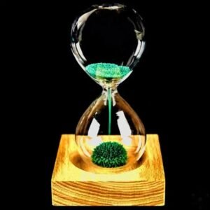 sablier magnetique pour decoration scientifique elegante vert 296 1