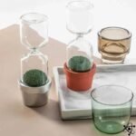 Sablier Magnétique Vert – Art Visuel Enchanteur