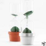 Sablier Magnétique Vert – Art Visuel Enchanteur