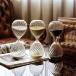 Sablier Ondulé Artistique pour Décoration Intemporelle