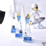 Sablier Stellaire avec Liquide Transparent et Figurines - Sablier