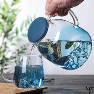 service de verre et carafe en borosilicate elegant cuisine 219 1
