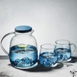 Service de Verre Borosilicate et Carafe Spacieuse