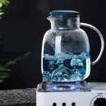 Service de Verre Borosilicate et Carafe Spacieuse