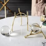 sphere de cristal elegante pour decoration interieure sculpture 423 1