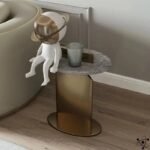 Statue Astronaute Moderne pour Décoration Inspirante