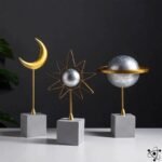 Statuettes Planètes 5cm x 7cm Voyage Cosmique