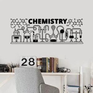 sticker chimie pour decoration murale originale s stickers 557 1