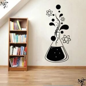 sticker fiole datomes decoration unique pour amateurs de science 915 1