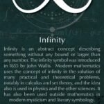 tableaux symboles mathematiques infini et x affiche 724 1