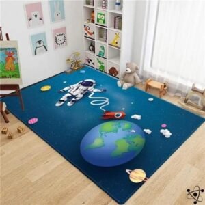 tapis 3d espace pour chambre dastronaute 60cm x 90cm 684 1