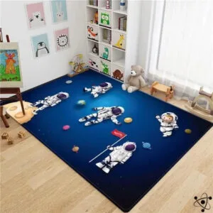 Tapis 3D Astronautes Déco Science