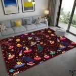 tapis espace pour enfants aventuriers 60cm x 90cm 964 1