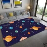 tapis espace pour enfants explorateurs 60cm x 90cm 495 1