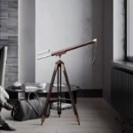 Télescope Vintage élégant comme œuvre D&rsquo;art