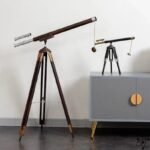 Télescope Vintage élégant comme œuvre D&rsquo;art