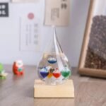 thermometre de galilee rond en style contemporain petit 923 1