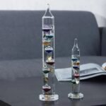 thermometre de galilee tube pour decoration unique 446 1
