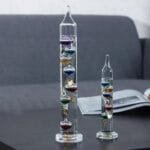 Thermomètre de Galilée Tube pour Décoration Unique - Thermomètre