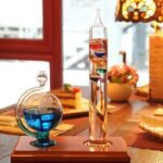 Thermomètre Rond Galilée Style Moderne Decoratif