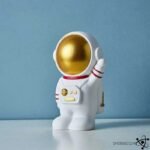 Tirelire Astronautes 20cm x 19cm Aventure Spatiale