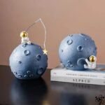 Tirelire Lune & Astronaute 5cm x 14cm