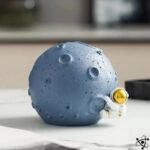 Tirelire Lune & Astronaute 5cm x 14cm