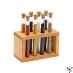 tubes a essai depices en bois 17cm x 8cm 8 pieces cuisine 854 1