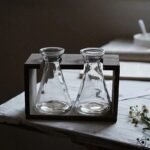 Vase Erlenmeyer 10cm Hauteur 7cm Design Unique