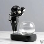 vase hydroponique explorateurs elegant et futuriste plongeur argent 321 1
