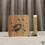 Veilleuse 3d Fusée avec Lumière Douce Idée Cadeau Parfaite